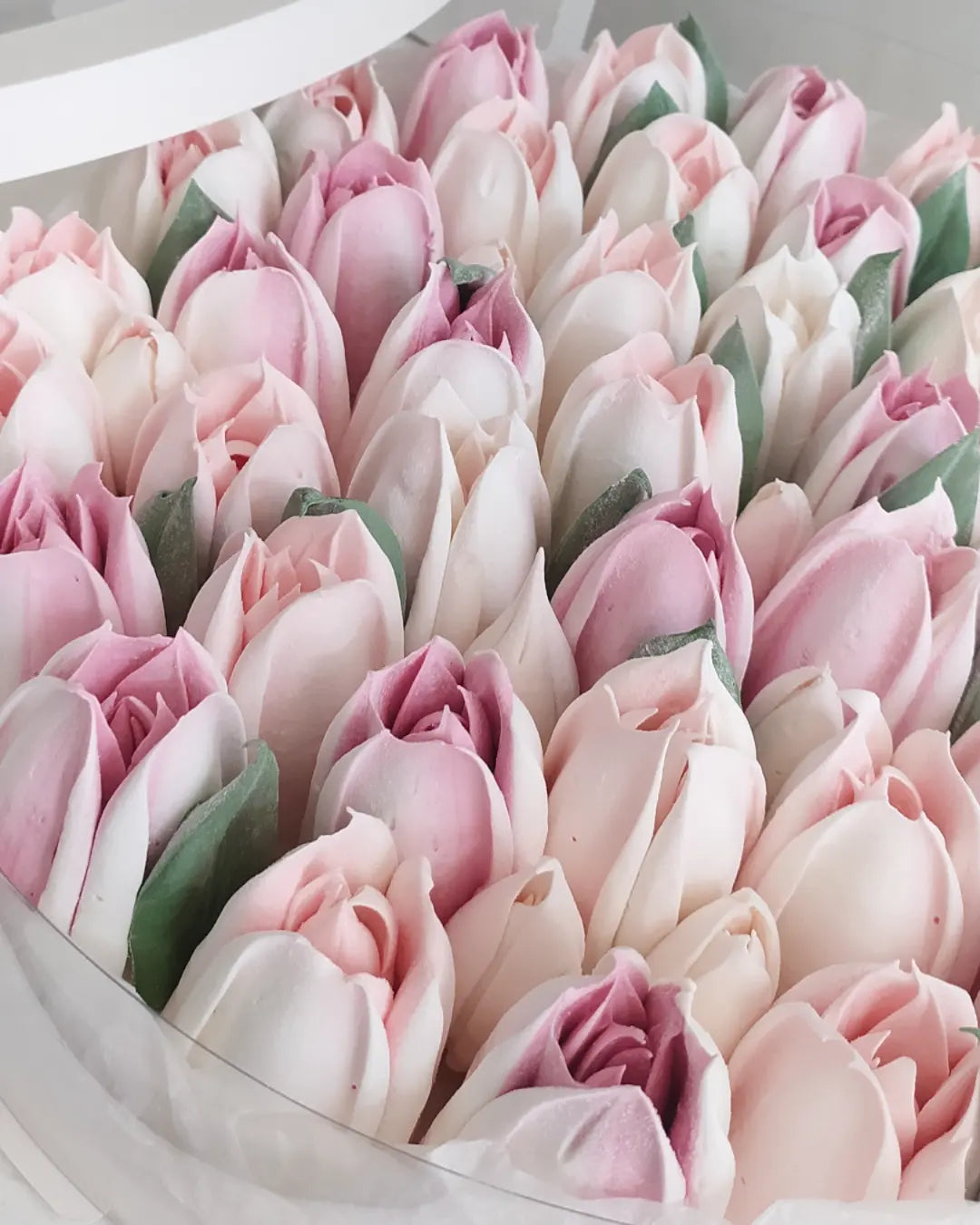Box okrągły (tulipany) 25cm