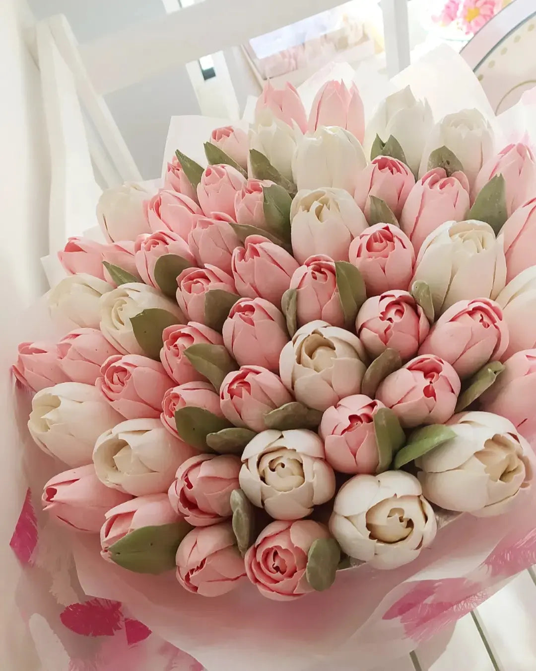 Bukiet z tulipanami rozmiar XL 30cm