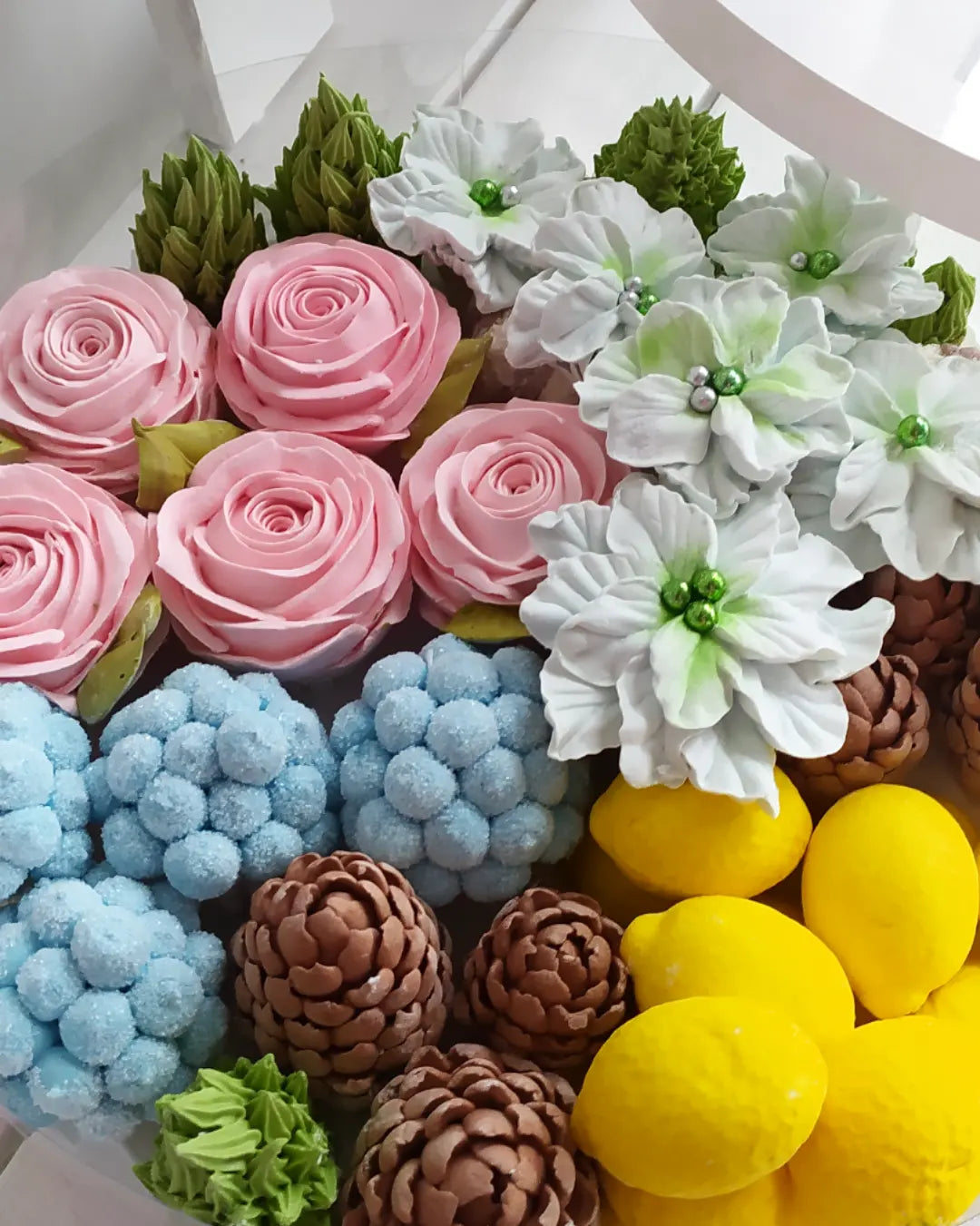 Box okrągły świąteczny 30 cm