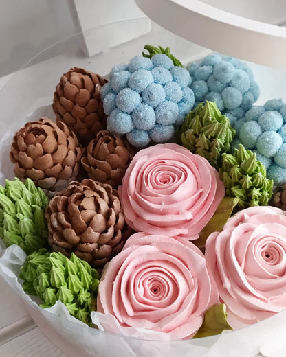 Box okrągły świąteczny 20cm