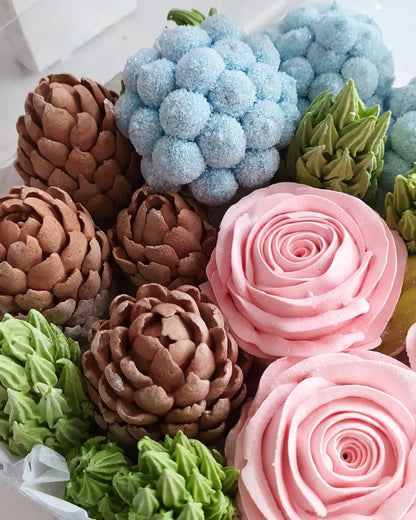 Box okrągły świąteczny 20cm