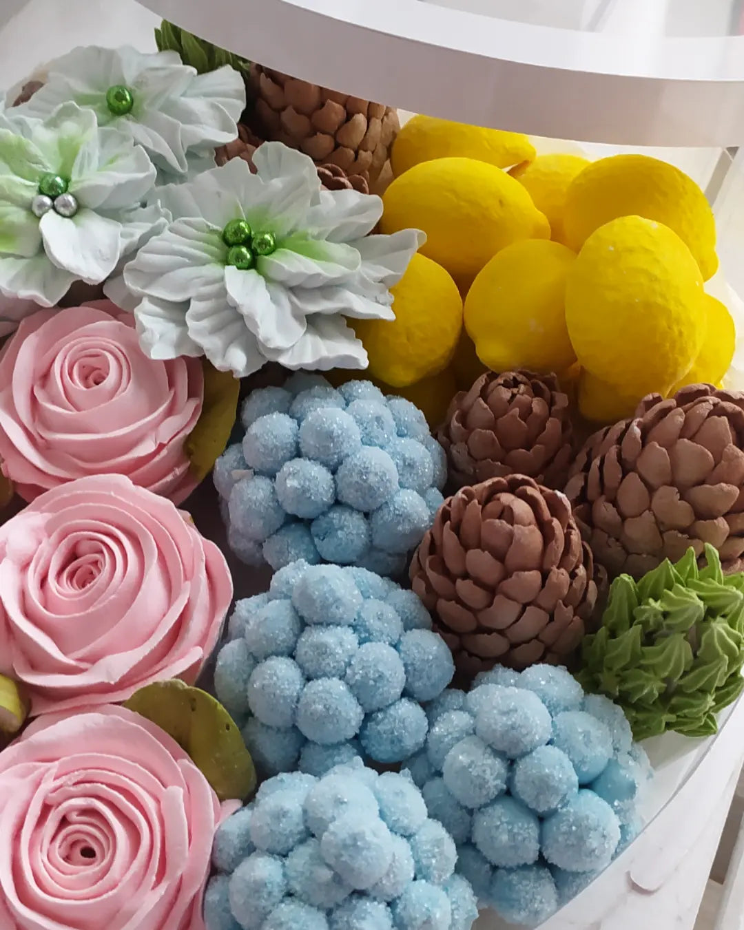 Box okrągły świąteczny 30 cm