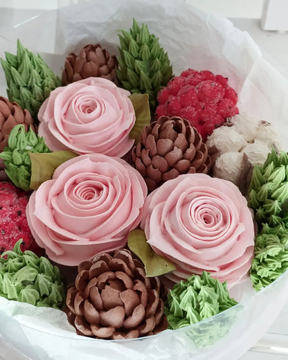 Box okrągły świąteczny 20cm